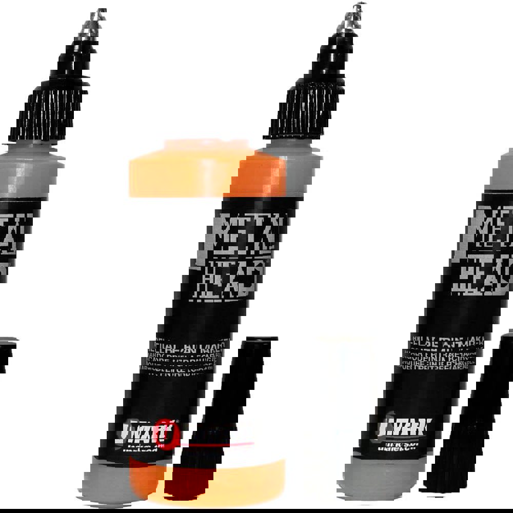 Markers & Paintsticks; Marker Type: Liquid Paint Marker; Tip Shape: Point; Color: Orange; Ink Type: Oil Base; Tip Type: Ball Point; For Use On: Concrete; Metal; Steel; Lumber; Stroke Width (Fractional Inch): 5/32; Minimum Temperature (C - 2 Decimals): -46